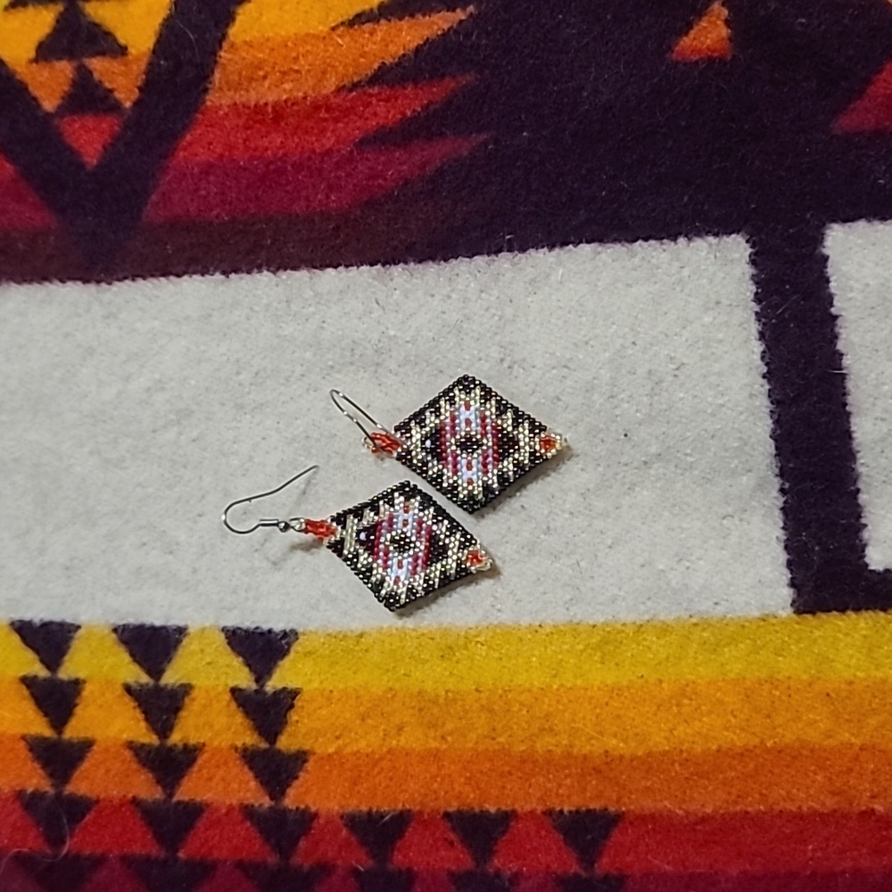 Beautiful beaded earrings!